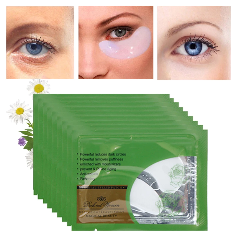 

1Pair Collagen Crystal Eye Mask Eyelid Patches for Eyes Care Moisture Anti-Wrinkle Beauty Gel Eye Mask Patch Remove Dark Circles