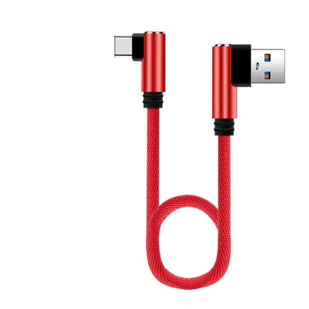 20 см короткий микро-usb данные кабельного USB для синхронизации данных кабель для смартфона - Цвет: Красный