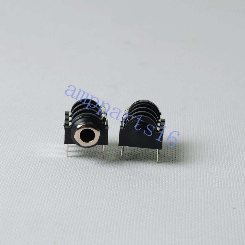 10pcs 1 4 Cliff Phone Jack 6 35 6pin PCB Headphone Audio Tube Amp Guitar Stereo