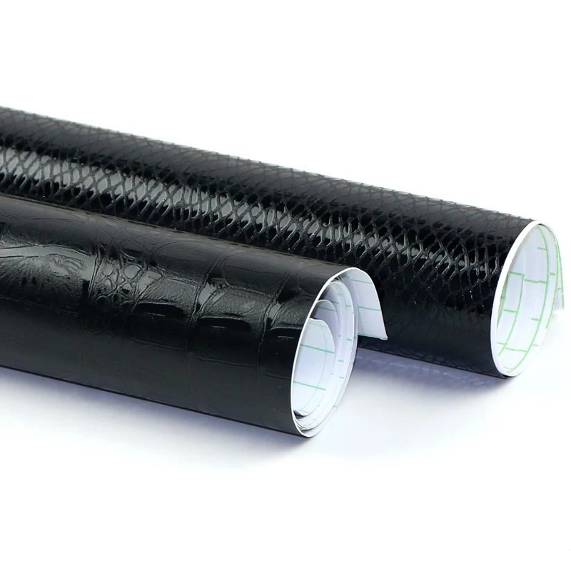 

20cmX152cm Snake skin Crocodile Skin Leather Pattern Carbon Fiber Vinyl Film Automobiles Motorcycle bicycle sticker car-styling