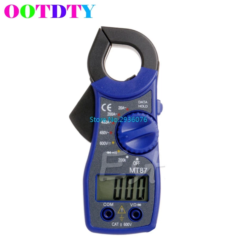 

Digital Clamp Multimeter Ohmmeter Volt Tester LCD Meter AC DC Voltmeter Ammeter APR11_10