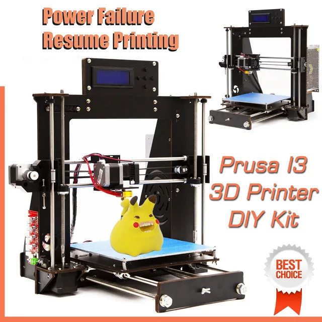 Cheap Impresora 3D DIY Prusa i3 Power Failure Resume Printing 3d Printer