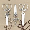 10pcs Charms sewing scissors 61x25mm Antique Silver Bronze Plated Pendants Making DIY Handmade Tibetan Silver Bronze Jewelry ► Photo 1/2