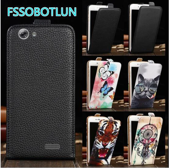 

FSSOBOTLUN For DEXP B160 Case High Quality Up and Down Flip PU Leather Cartoon Drawing Vertical Phone Cover For DEXP Ixion B160