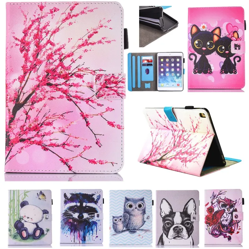 Flower 3D Printed Case for iPad Pro 9.7 Tablet PU Leather