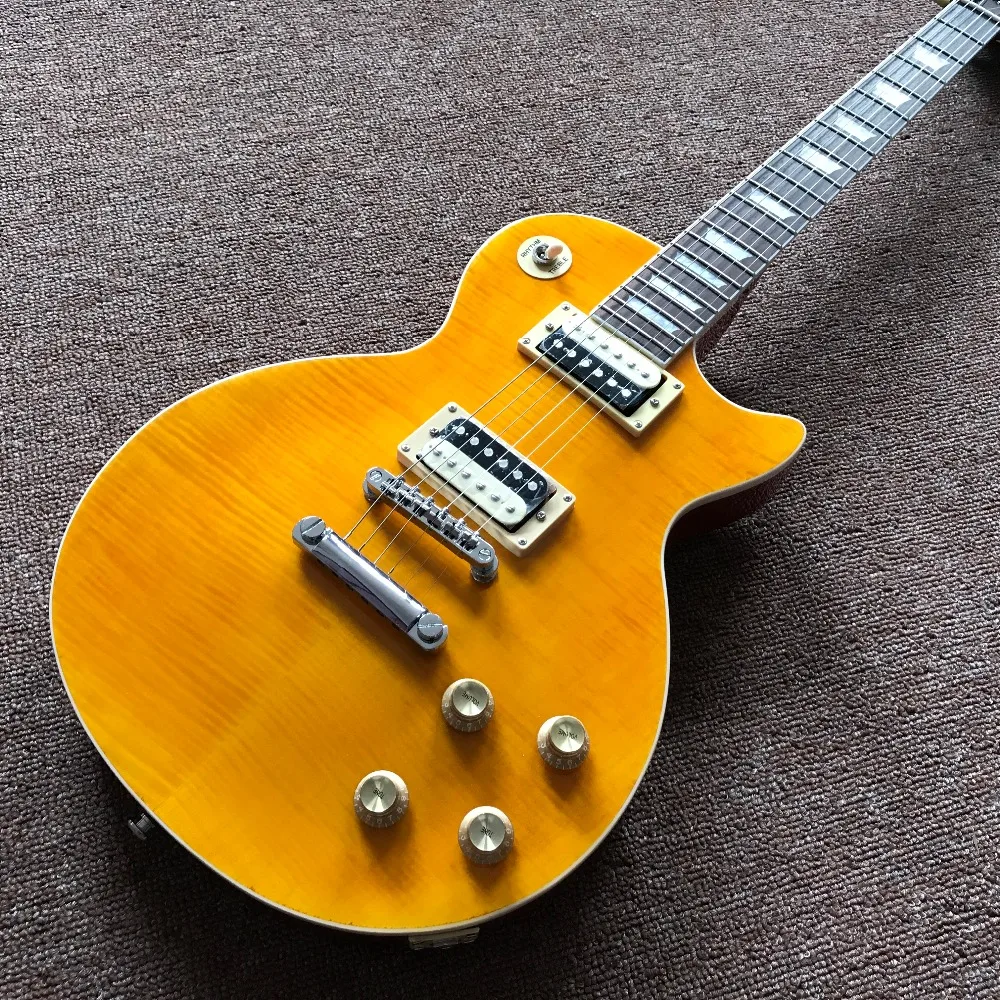 New Arrival Sla  guitar Chinese guitar factory electric guitar yellow Sla Appetite, hot selling high quality guitarra