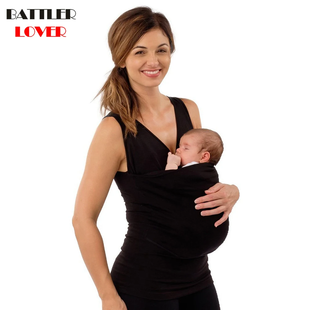 2018 Parenting Baby Carrier Mother Kangaroo T-shirt Women Sleeveless t shirt Womens tshirt Women Harajuku Kawaii Tee Shirt Femme