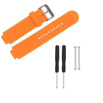 

Superior Soft Silicone Strap Replacement Watch Band + Lugs Adapters For Garmin Forerunner 620/630/735 Watch July 8