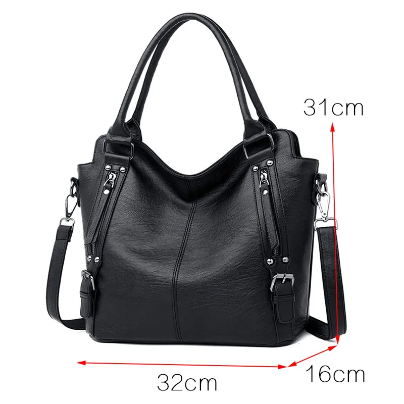2018 Luxury Handbags Women Bag Designer High quality Leather Shoulder Bag Women Big Tote Casual Female Shoulder Messenger Bags