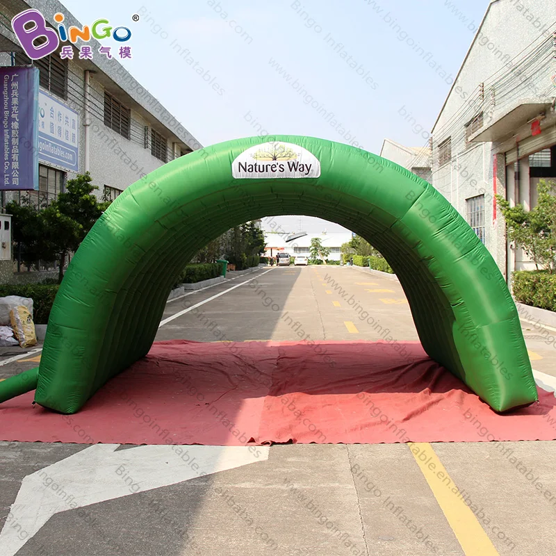  Personalized 3.6X3.5X2.5 meters inflatable green tunnel / inflatable entrance tunnel / inflatable t