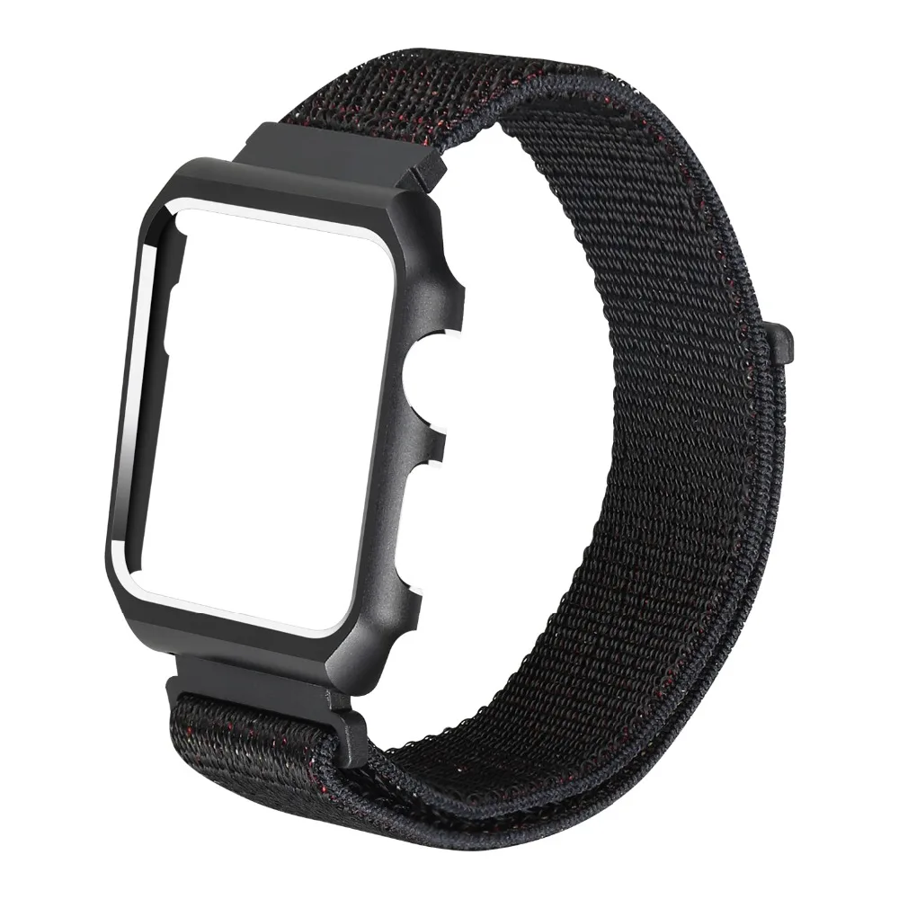 KINGBEIKE Nylon Watchband +Frame For Apple Watch Band 38mm/42mm iwatch 1/2/3 Series Sports Bracelet Strap KINGBEIKE Nylon Watchband +Frame For Apple Watch Band 38mm/42mm iwatch 1/2/3 Series Sports Bracelet Strap