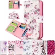 For Fundas iPhone 7 Flip Case Wallet Leather Phone Cases Cover For iPhone 6 plus 6splus iPhone7 Case Stand Purse Cover Card Slot