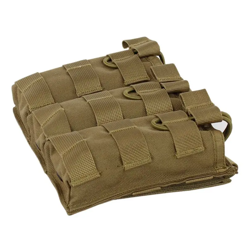 11 тактических MOLLE тройной открывающийся чехол для журналов FAST AK AR M4 FAMAS Mag Pouch страйкбол военный Пейнтбол оборудование