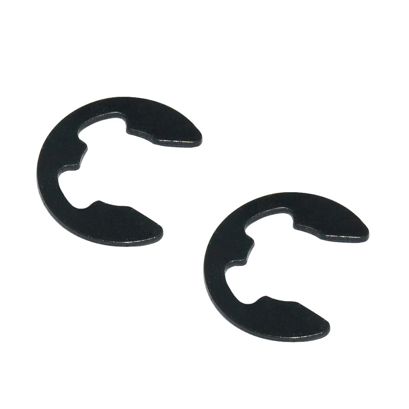 100pcs M6 M7 M8 Black E Type Retaining Ring Circlip Washers E Clip