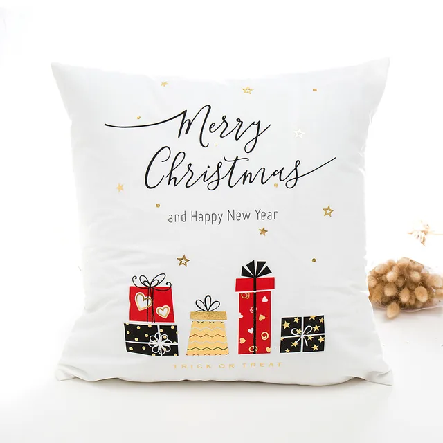 45*45 cm Natale Buon Natale Oro Decorativo Quadrato Coperte e Plaid Coperture pe 45*45 cm Natale Buon Natale Oro Decorativo Quadrato Coperte e Plaid Coperture pe