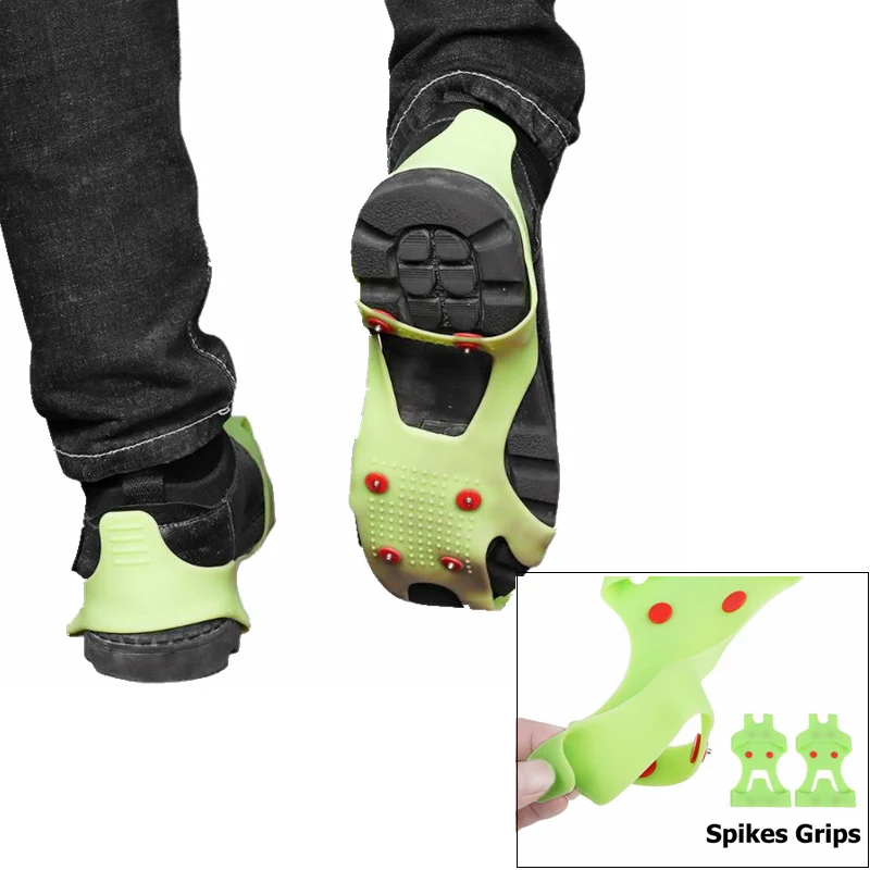 1 زوج 6 الأزرار المضادة للانزلاق الثلوج الجليد تسلق حذاء المسامير سيليكون القبضات الأشرطة المرابط الجرموق تسلق التنزه اكسسوارات 1 زوج 6 الأزرار المضادة للانزلاق الثلوج الجليد تسلق حذاء المسامير سيليكون القبضات الأشرطة المرابط الجرموق تسلق التنزه اكسسوارات