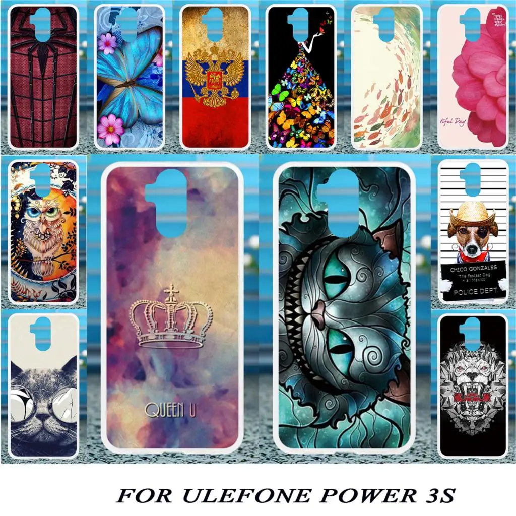 

Akabeila Soft Cases For Ulefone Power 3 Case Silicone For Ulefone Power 3S Cases Patterned For Case Ulefone Power 3 Covers Coque