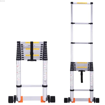 

Straight ladder domestic fold flexible Engineering ladder portable multifunction aluminium alloy Household ladder thicken