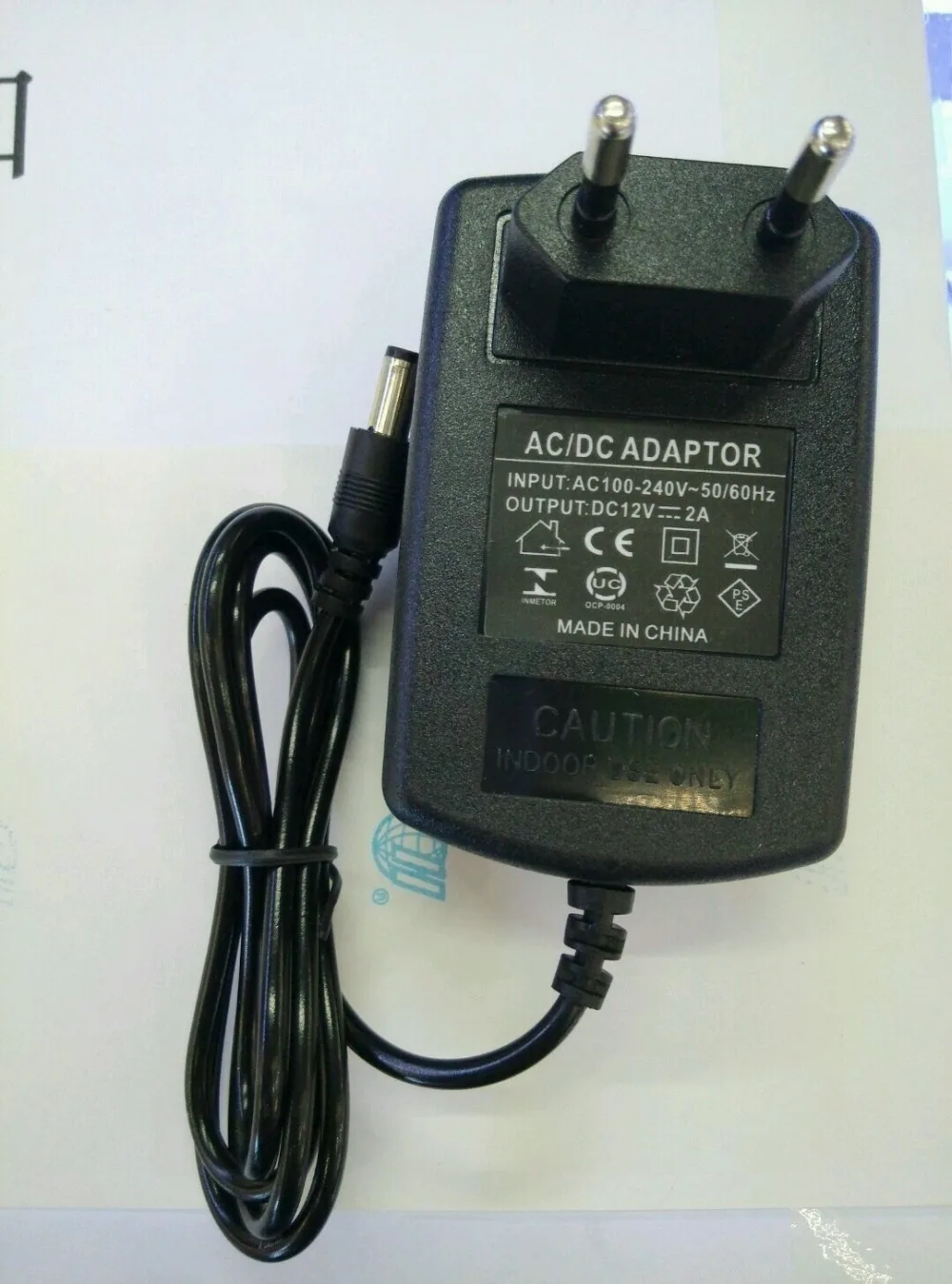 DC 12V 2A 12V2A AC 100 V-240 V светодиодный адаптер питания с европейской вилкой 5,5*2,5 светодиодный адаптер питания с европейской вилкой для светодиодной ленты RGB 2835