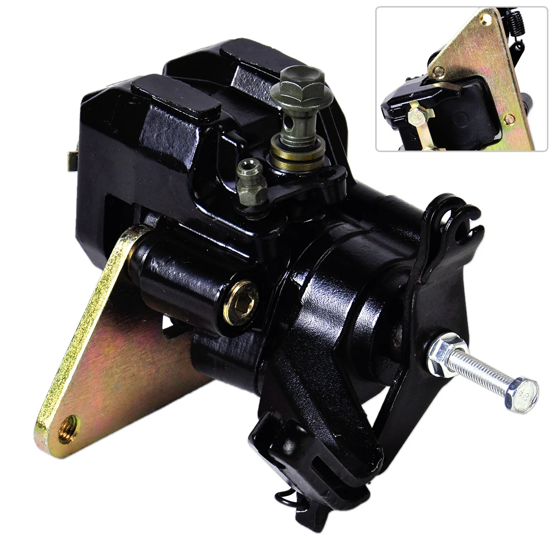 

DWCX Motorcycle Parts Metal Rear Back Brake Caliper Brake Pads Fit for Suzuki QuadSport Z400 2003-2007 2008 2009 2012 2013 2014