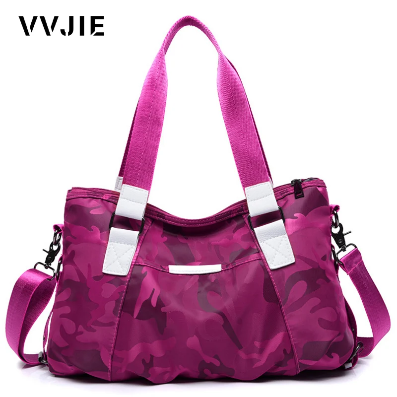 VVJIE Brand Fashion Women Handbags Female Nylon Shoulder Bag Ladies