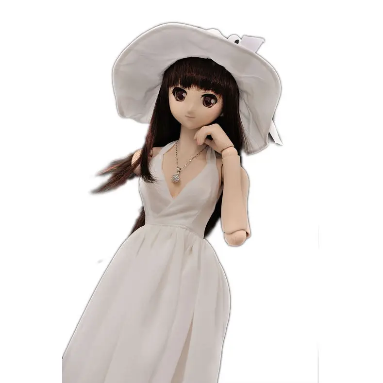 [wamami] 109# Soft Princess White Long Dress/Skirt For BJD 1/4 MSD AOD DOD Doll | Игрушки и хобби