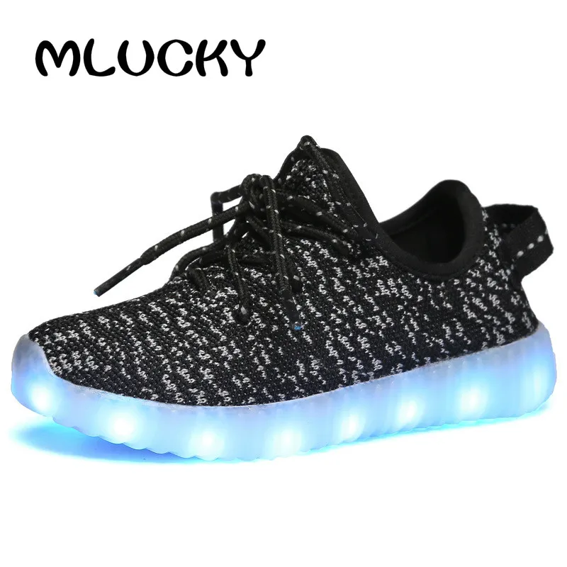 Children LED Coconut Light Shoes Boys Summer Fashion Sneaker