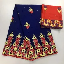 5+ 2 швейцарская кружевная ткань Дубай Тяжелая вышитая бисером африканская кружевная ткань хлопковое кружево «швейцарская вуаль» в швейцарском стиле 8L0429