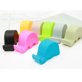 

Cute Mini Elephant Smart Phone Table Desk Mount Stand Phone Holder for Cell Mobile Phone Tablets Bracket OX