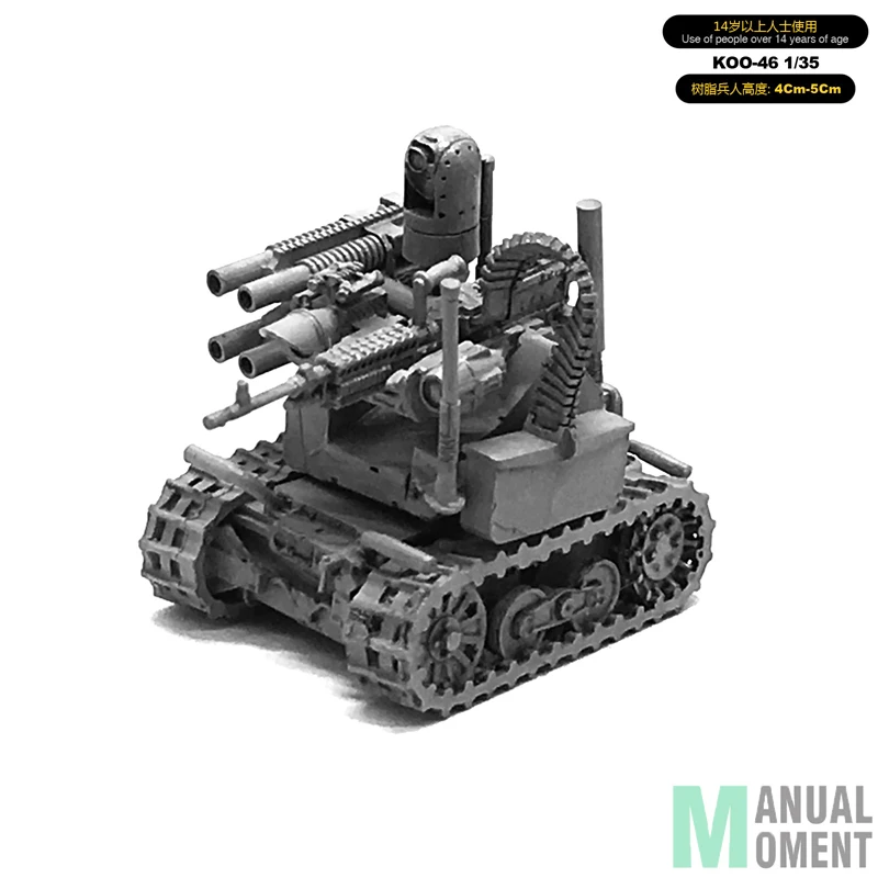 

High Quality Miniature 1/35 Modern Special Forces Fighting Robots Individual Soldier Resin Model Figure Kit KOO-46