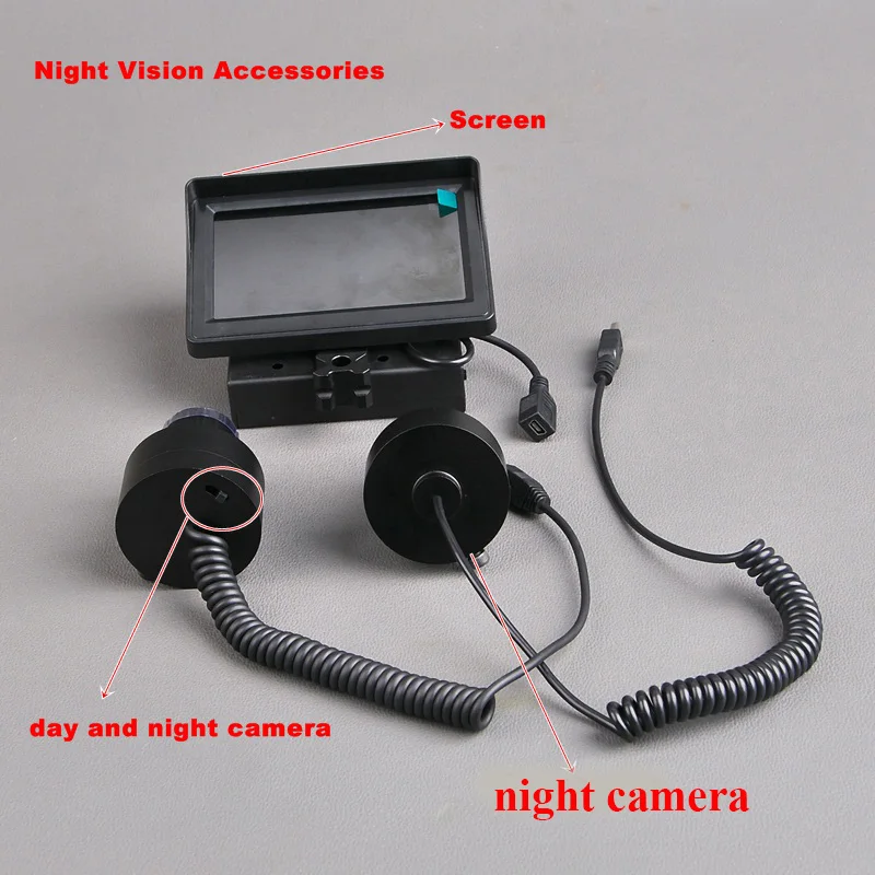 Night Vision Riflescope Hunting Camera Screen Night Vision Accessories Day and Night Vision Hunting