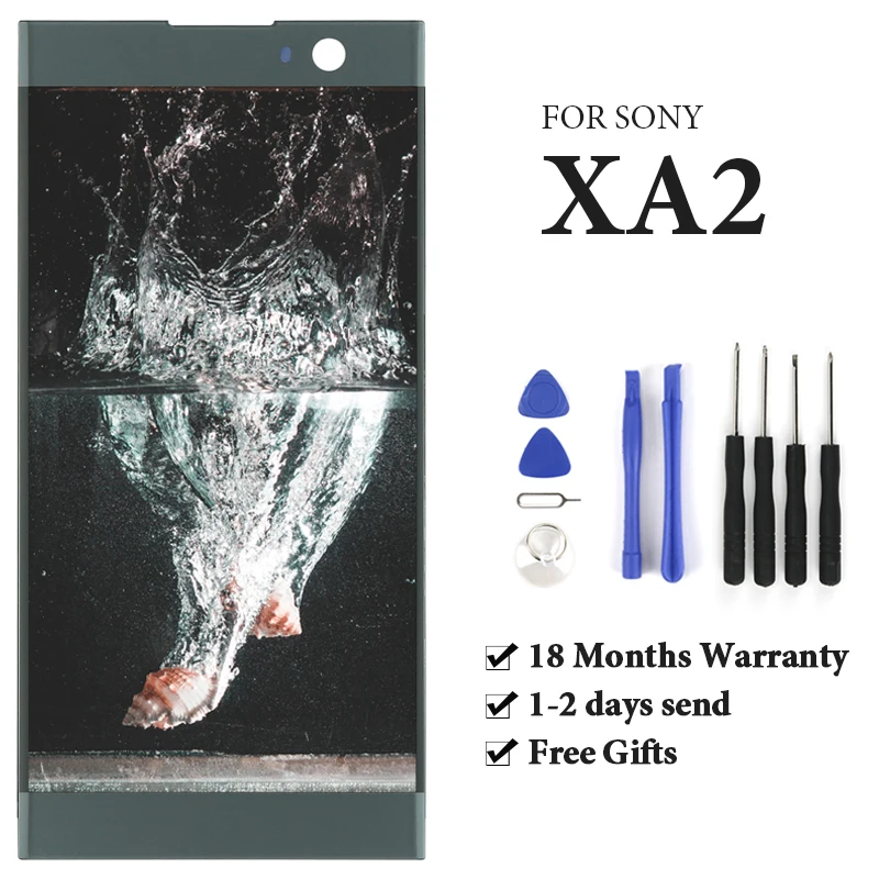 ЖК дисплей с сенсорным экраном и рамкой для Sony Xperia XA2 сменный H3113 H3123 H3133 H4113|Экраны