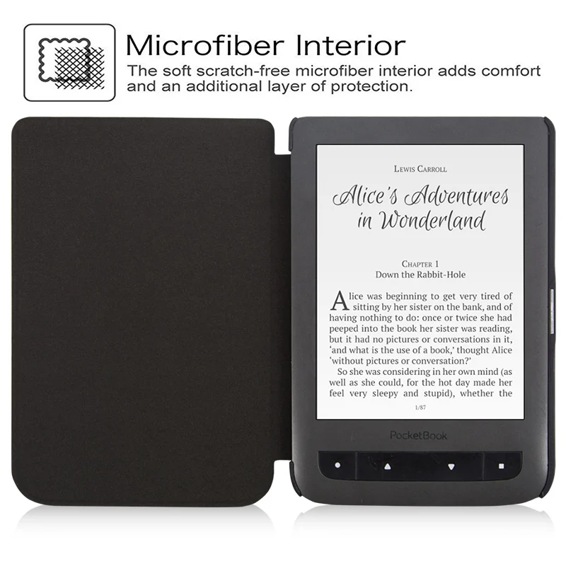 Чехол для Pocketbook Touch Lux 3/PocketBook Basic 3 eReader легкий ультратонкий Модный чехол pocketbook