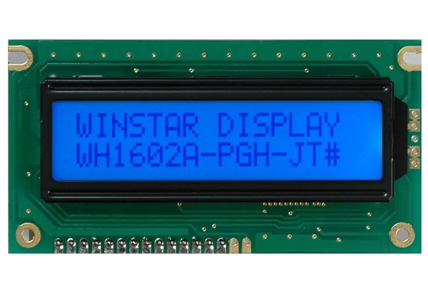 Winstar WH1602A jest 16x2 matryca punktowa moduł wyświetlacza LCD ...