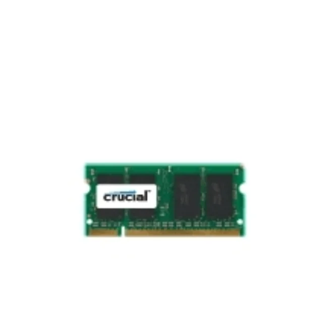 

Crucial 2GB DDR2 SODIMM, 2 GB, 1 x 2 GB, DDR2, 800 MHz, 200-pin SO-DIMM, Verde
