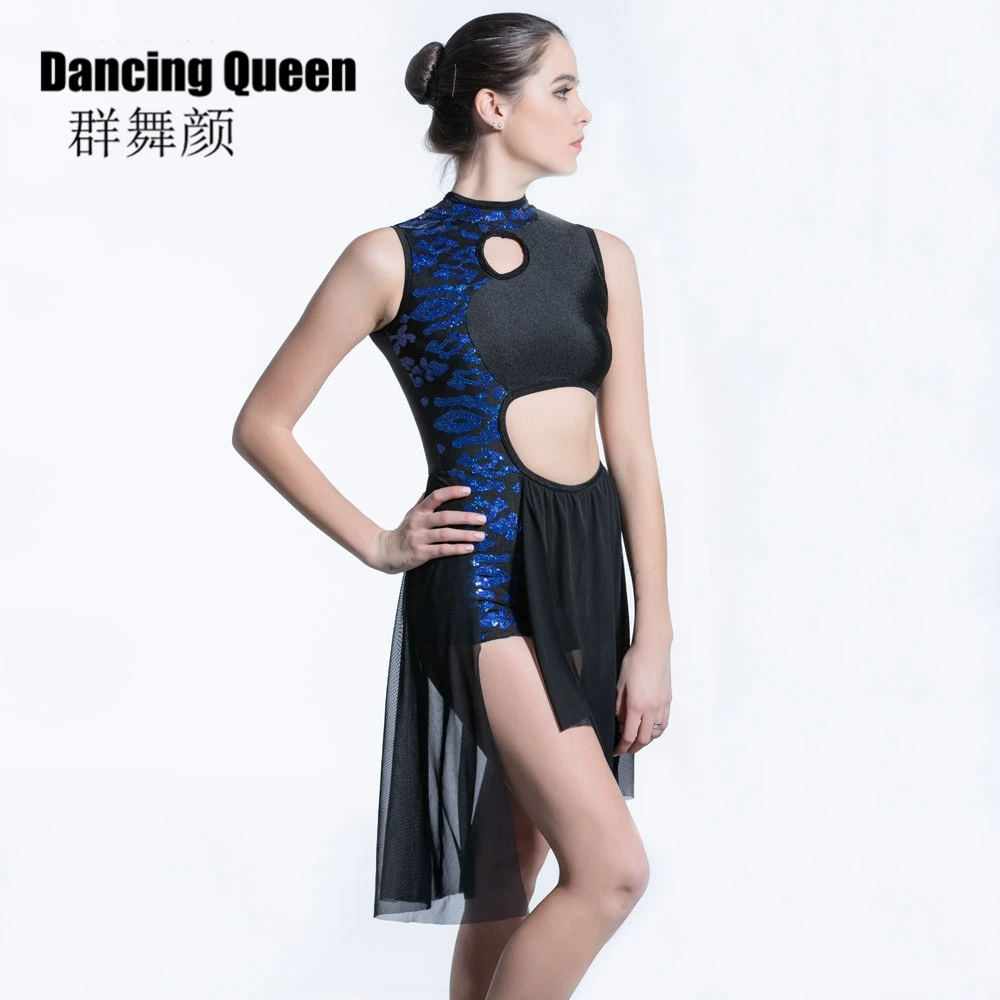 

New! 3 colors Modern Dance dresses for girls& Women Contemporary Tap Jazz Lyrica dance costumes 19604