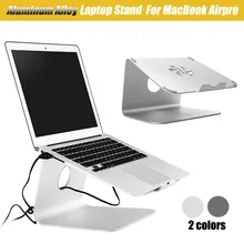 Универсальный Портативный Серебряный металлический ноутбук, лэптоп, компьютер подставка настольная подножка; алюминиевый сплав Кронштейн Поддержка для планшета ноутбука