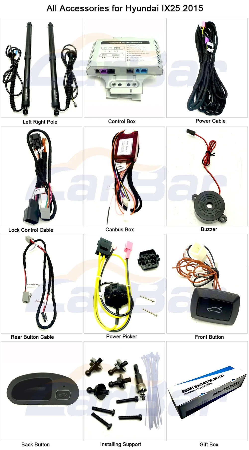 Electric Tail gate lift special for Hyundai IX25 2015  (5)