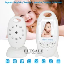 New Infant 2 4GHZ Wireless Digital Video Baby Monitor With 2 Way Intercom Night Vision Temperature