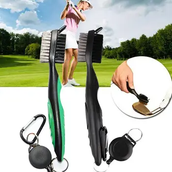 

Golf Club Brush Golf Groove Cleaning Brush 2 Sided Golf Putter Wedge Ball Groove Cleaner Kit Cleaning Tool Golf Accessories