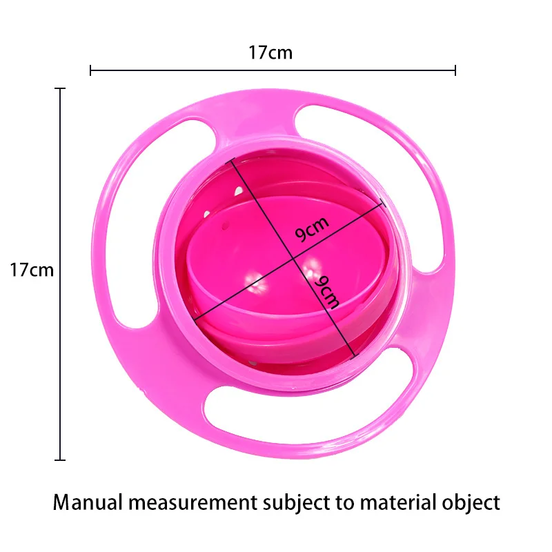 Gyro Bowl Design Children Rotary Balance Novelty Gyro Spill-Proof Solid Feeding silicone plates Dishes baby products feeding