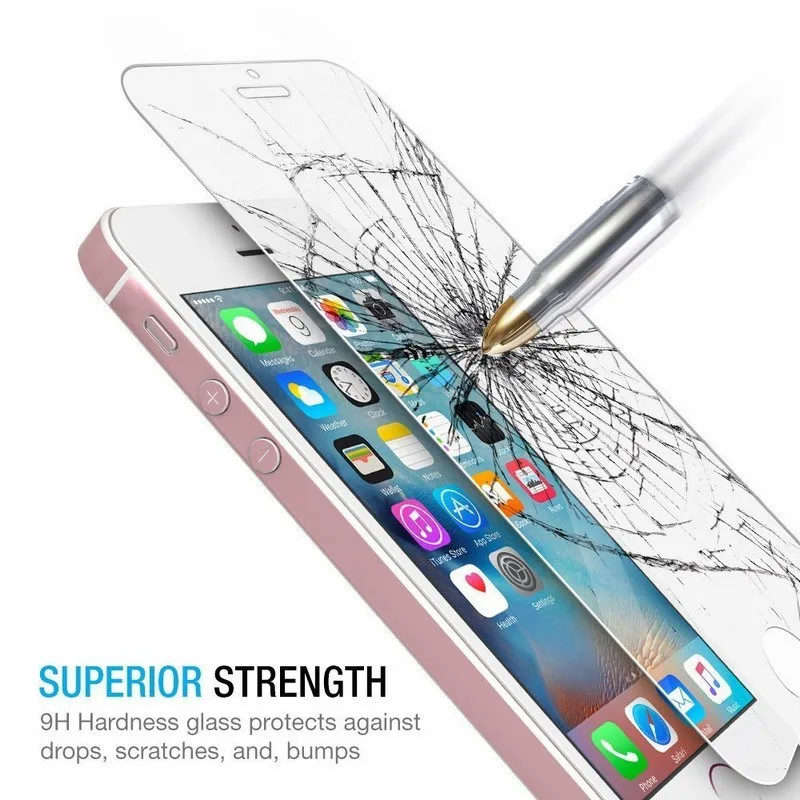 For-iPhone-SE-5S-5C-5-Glass-Screen-Protector-+-Case-Clear-Premium-Scratch-Resist-Back-Protection-Cover-Coque-verre-trempe-fundas-1 (5)