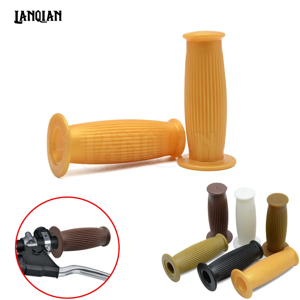 

1 Pair 25mm Assist Bar Ends Motorcycle Rubber Handlebar Hand Grips for Suzuki Kawasaki For Harley Chopper IRON 883 Silicone