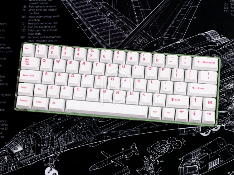 Goede Xd60 Xd64 Custom Mechanische Toetsenbord Kit Up Tp 64 Toetsen Ondersteunt TKG TOOLS Underglow Rgb Pcb GH60 60% Geprogrammeerd Gh60 Kle