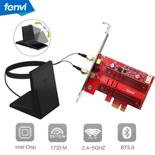 PC PCI-E 2030Mbps 802.11ac Bluetooth 5.0 PCI Express Wireless WiFi อะแดปเตอร์ Intel 9260 Wi-Fi การ์ด 2.4G/5 GHz MU-MIMO Windows 10(China)