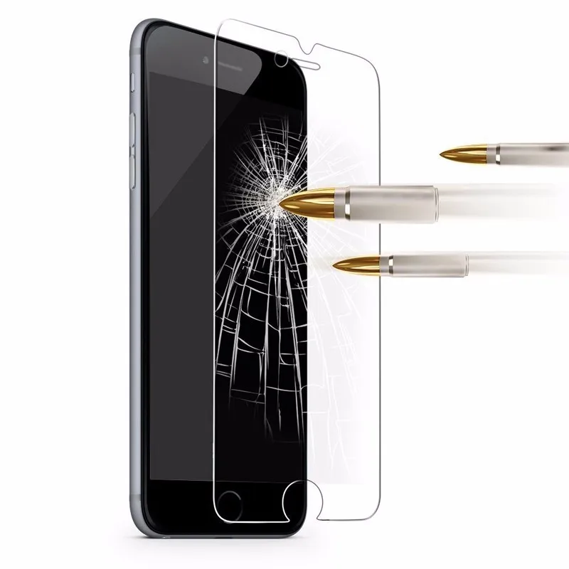 

New 0.3MM 2.5D Tempering For iphone X Glass Film Protection H9 For iphone 8 8 Plus 7 7 Plus 6 6s Plus 5 5s Phone Film