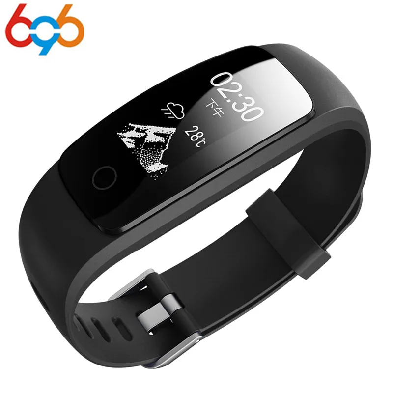 

696 ID 107 ID107 Plus HR Smart Bracelet Activity Tracker Pulsometer watch Heart Rate GPS Smart Band sport tester pk mi band 2