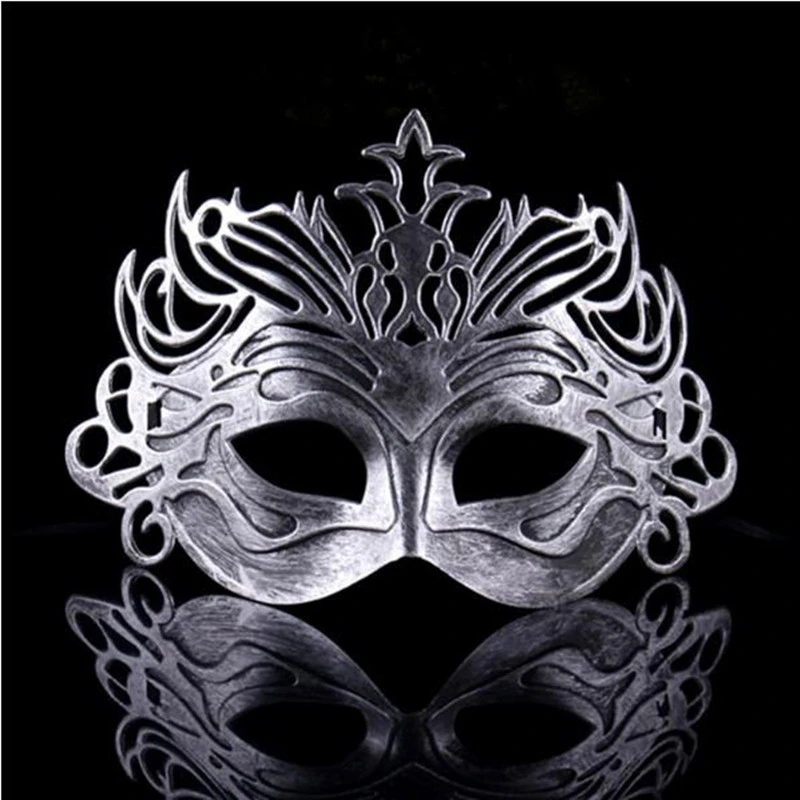 

1Pc Antique Makeup Party Decor Women Half Face Masks Ancient Roman Dress Up Carnival Masquerade Mask 2 Colors for Choose