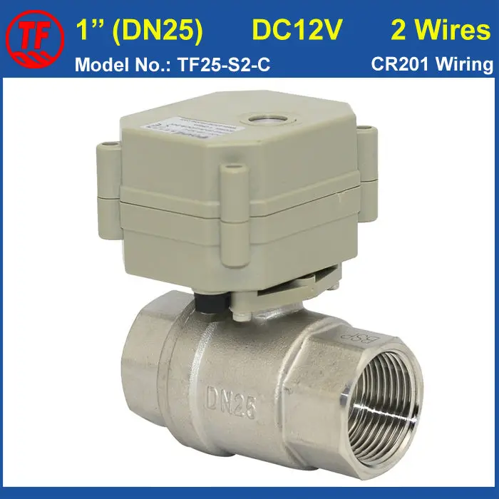

SS304 1'' Motorised Valve With indicator DC12V 2 Wires For Water Control High Quality Long Using Life Metal GearRecommend