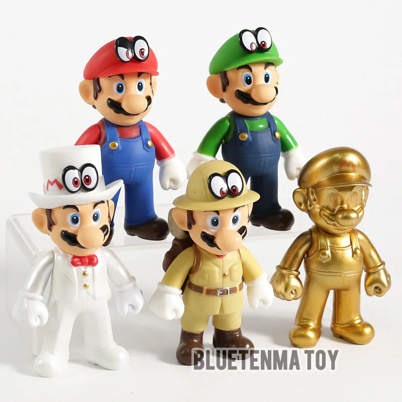 Super Mario Bros Одиссея Cappy Супер Марио и Луиджи Золотой Производитель свадебное платье